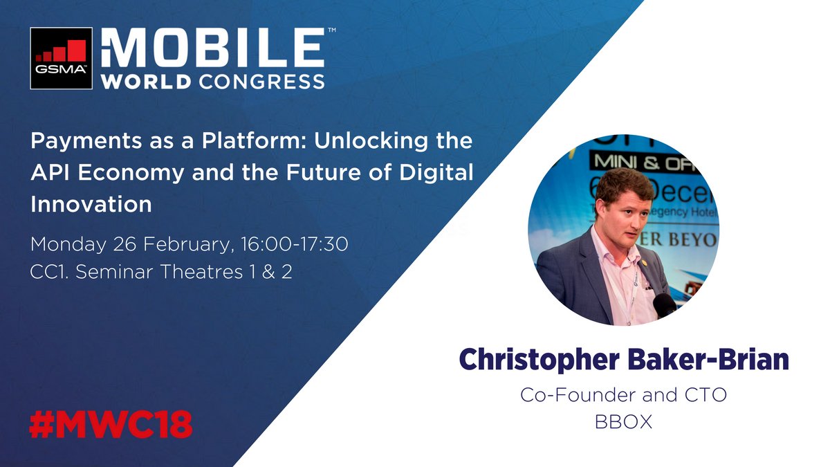GSMAMobileMoney's tweet photo. Join us at the #MobileforDevelopment #Payments seminar to hear from @cbakerbrian of @BBOXX_HQ on the #API Economy: https://t.co/wWKXQqueoA https://t.co/FPXbLJQkBx