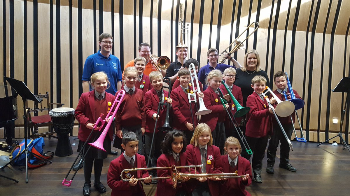 Sunbeams_Music's tweet photo. A fabulous morning with Slidin' About - we all want to learn the trombone now! Great fun with @hunterhall_sch  and Warcop nursery - Red Squirrels Nursery @LiveMusicNowUK @thecumbriaguide https://t.co/Btl8X61EjG