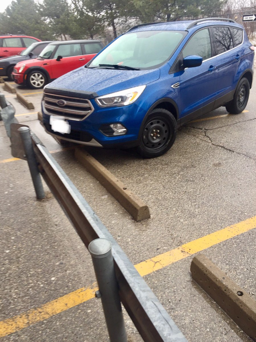 MattCamick's tweet photo. What kind of savage do you have to be to just park like this for your drivers test and not care.. https://t.co/ZcTyEIZ7c5