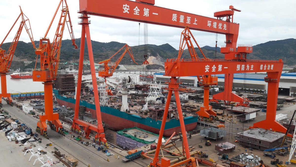 VesselFinder's tweet photo. Nautilus vessel construction surpasses 75%
https://t.co/QDQyYSa3aQ #NautilusMinerals #Nautilus #shipbuilding #construction #ProductionSupportVessel #EdaKopa #Solwara1 #PapuaNewGuinea #MaweiShipyard https://t.co/ox5PVpCriL