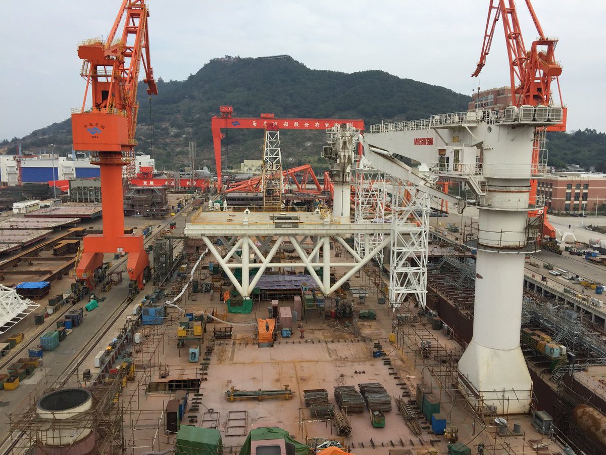 VesselFinder's tweet photo. Nautilus vessel construction surpasses 75%
https://t.co/QDQyYSa3aQ #NautilusMinerals #Nautilus #shipbuilding #construction #ProductionSupportVessel #EdaKopa #Solwara1 #PapuaNewGuinea #MaweiShipyard https://t.co/ox5PVpCriL