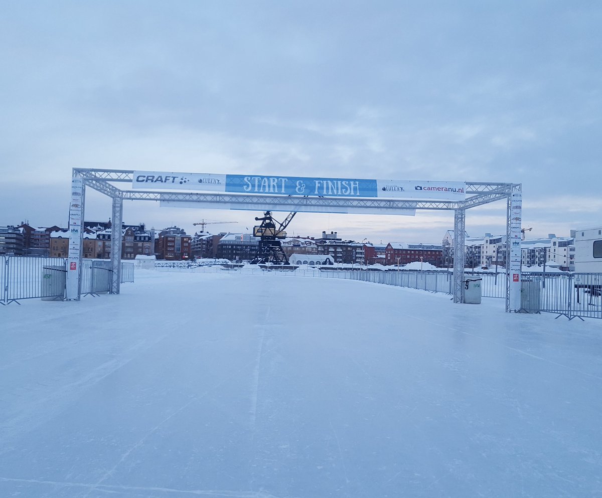TeamPuurICT_BTZ's tweet photo. We zijn vandaag aangekomen in Luleå🇸🇪 we rijden hier de komende week de laatste 3 wedstrijden in de natuurijs Grand Prix #teampaletnl #PaletSchilderwerken #DolcoVerhuur #BTZ #ProCoatings #AutoStrikwerda https://t.co/jwz0sg6gVJ