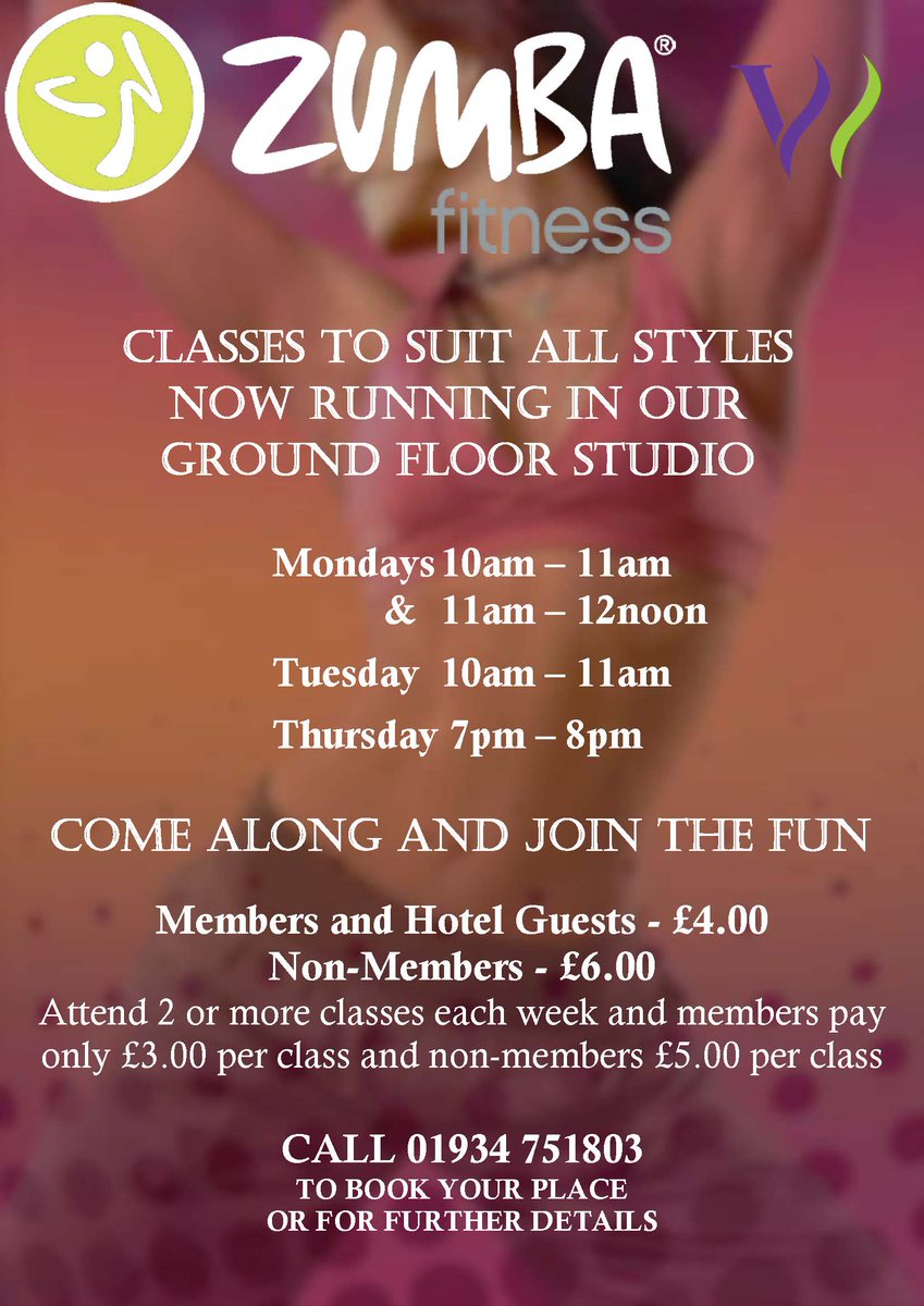 Our new #Zumba classes are going down a treat at the Webbington Leisure Club! To book your place call 01934 751803 

webbingtonhotelandspa.co.uk/leisure-club