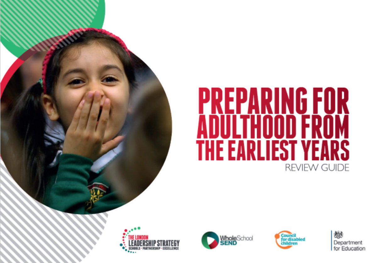 We've worked with <a href="/WholeSchoolSEND/">Whole School SEND</a> @llsinfo <a href="/nasen_org/">nasen</a> to release a new guide designed to support schools in preparing children and young people with #SEND for the next steps in their development. Take a look here: bit.ly/2rOTR0R [Link image: circular picture of child]