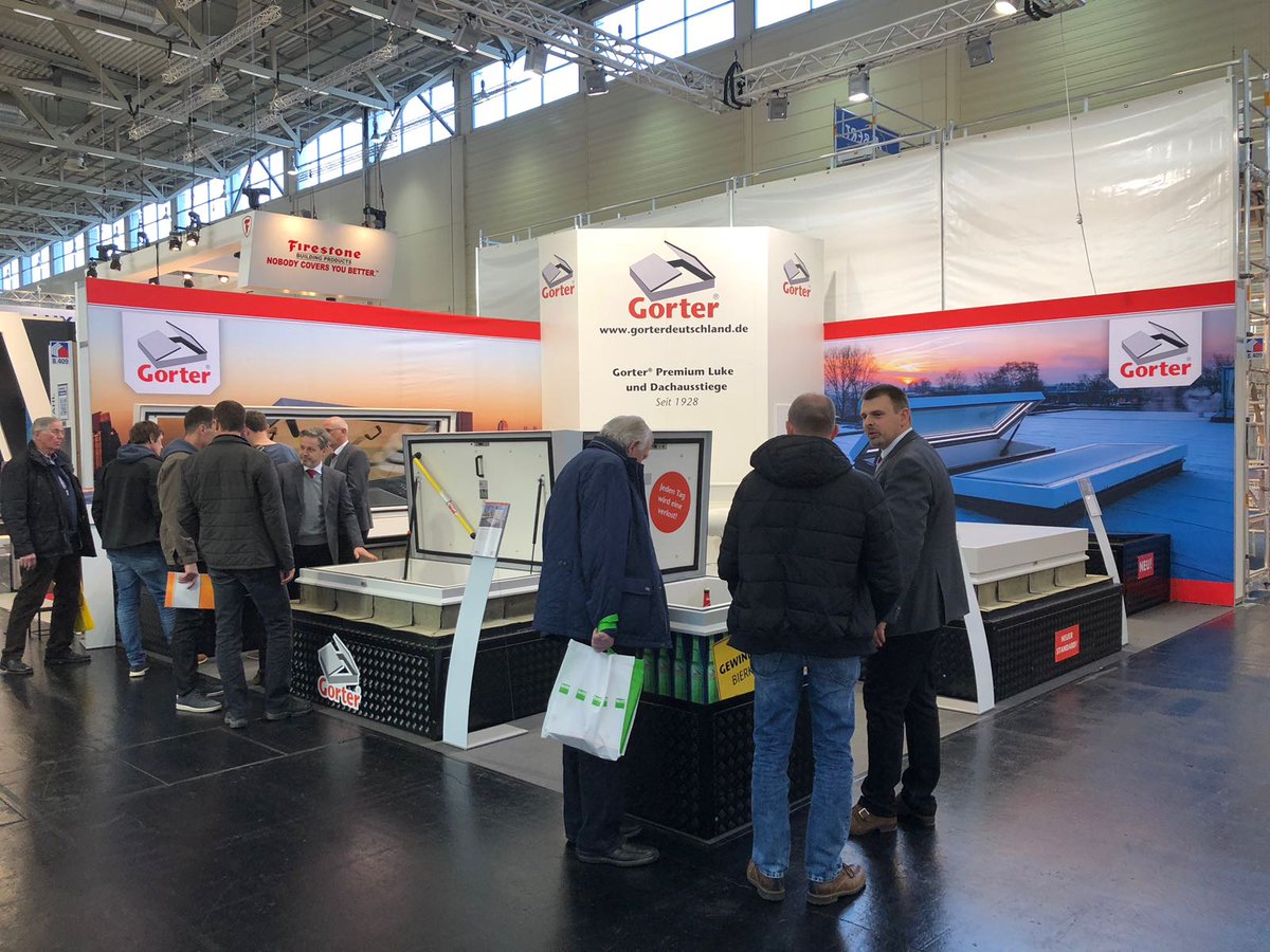 GorterGroup's tweet image. Die Messe DACH + HOLZ ist in vollem Gange. Sehen Sie sich Gorter’s neue Dachausstieg und verglaste Bodenluke in Halle 8 stand Nr. 409. Die Messe ist noch bis zum 23 Februar. Weitere Informationen finden Sie auf der Gorter-Website. gortergroup.com/de/aktuelles/m…