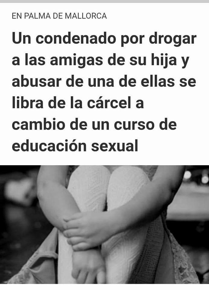 FonsiLoaiza's tweet photo. La Justicia en España:

- "Los Borbones son unos ladrones": 3 años y 6 meses de prisión para @valtonyc

- Drogar a niñas de 12 años y abusar de una de ellas: curso de educación sexual y 6€ diarios durante 12 meses. https://t.co/5h2jHl1kVo