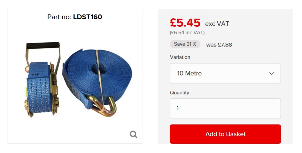 LD_Multi_Parts's tweet photo. Looking for ratchet straps? Check out our latest offer on this 4000kg - 10 mtr strap by clicking the link below!

https://t.co/LOJEGlwD4Z https://t.co/OPY2Om2CaL