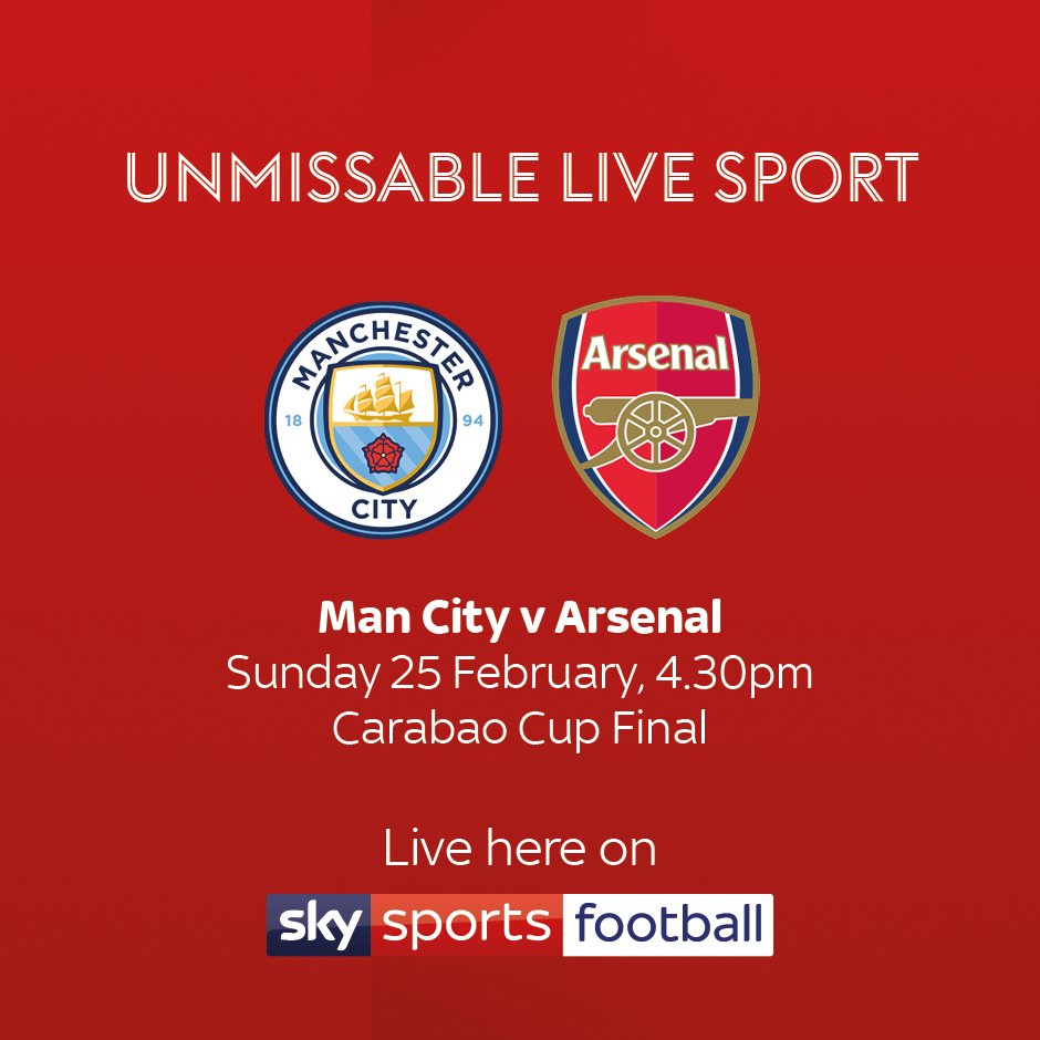 SkySportsPub's tweet photo. SUPER SUNDAY
Head to your local @SkySports pub this Sunday for unmissable football. Served all day.
#supersunday #CarabaoCupFinal #skysports https://t.co/MoNq26WGUk