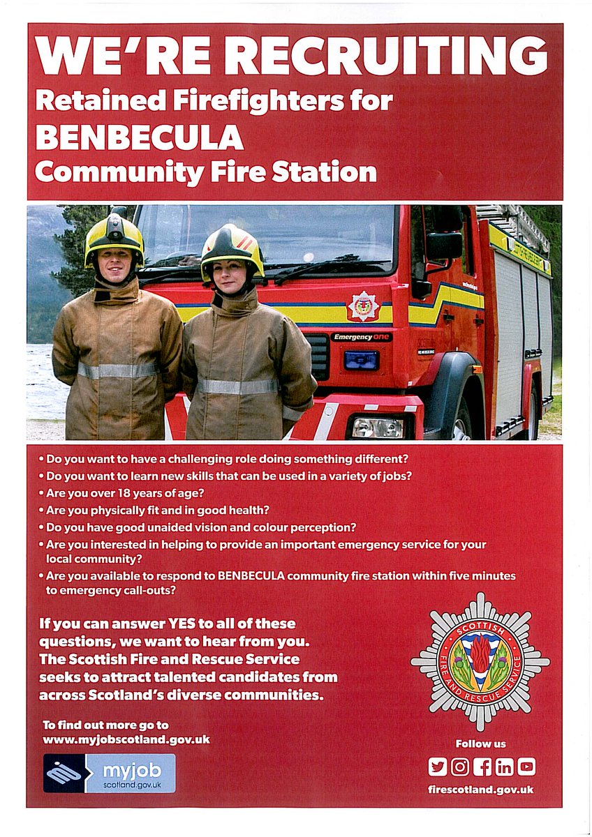 BEBAirport's tweet photo. Benbecula Community Fire Station recruitment open night,
TONIGHT FROM 7PM @Fire_WIsles @fire_scot @ampaipear https://t.co/OhnxxDCW77