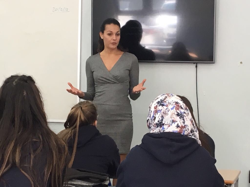 GibraltarMayor's tweet image. Her Worship the Mayor addressing students at Westside School #interviewtechniques #interviewworkshop