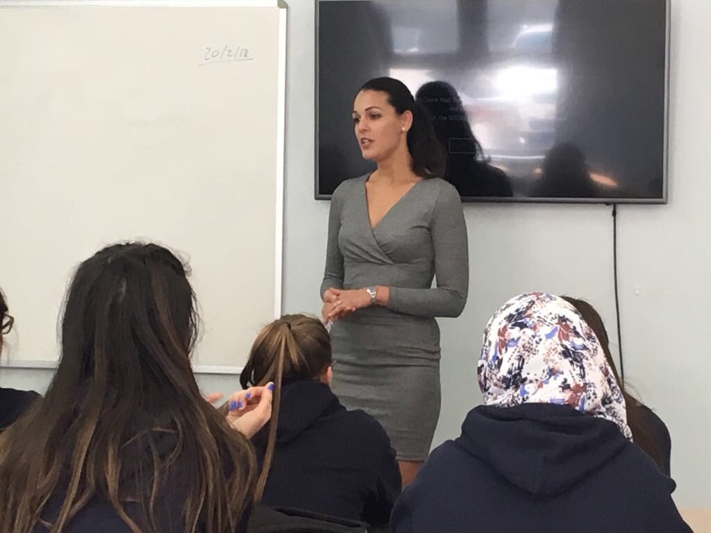GibraltarMayor's tweet image. Her Worship the Mayor addressing students at Westside School #interviewtechniques #interviewworkshop