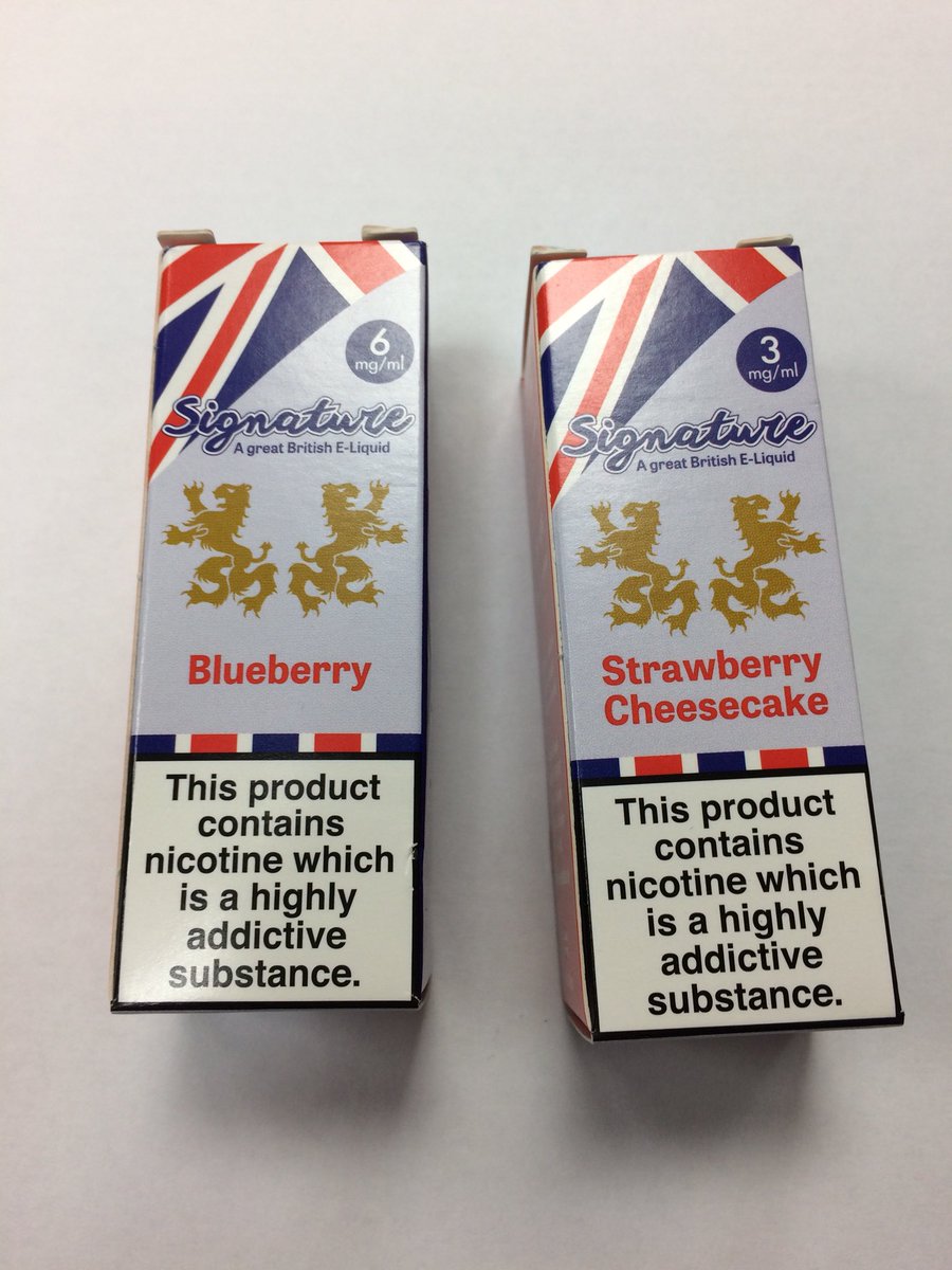 New addition to our signature vape liquid range