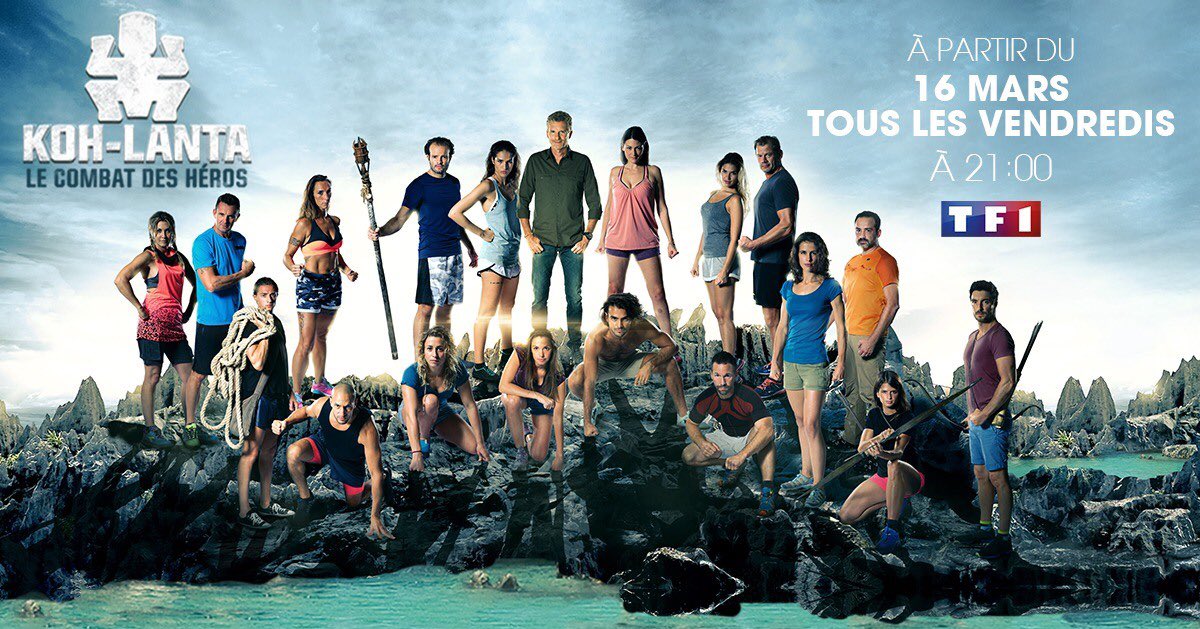 DenisBrogniart's tweet image. Les amis, c’est officiel #kohlanta #LeCombatDesHeros revient sur @TF1 le vendredi 16 mars. 18 aventuriers que vous connaissez, rêvent de prendre leur revanche et de gagner #KohLanta.