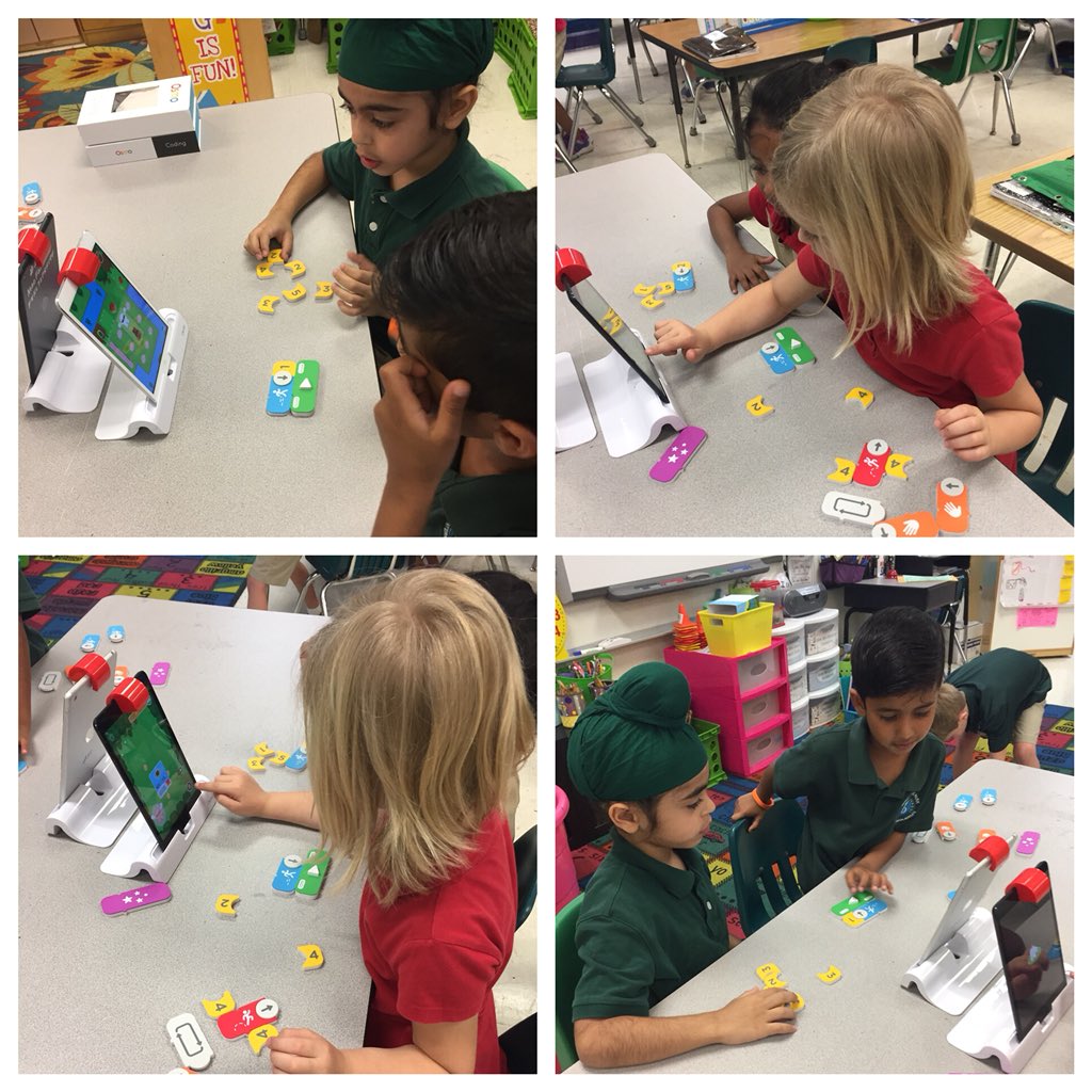 MsBKinderClass's tweet photo. Coding is so much better with @PlayOsmo #Kindergarten #ibyp #osmo @IB_Explorers https://t.co/uYD2K11u1R