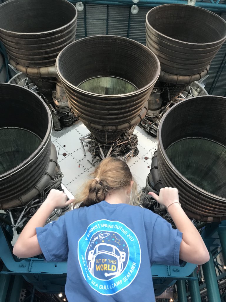 EtheridgeBrian's tweet image. Sparkling Snowball representing @ArapahoeNation w/ “retro” #springouting2017 t-shirt at @NASAKennedy yesterday. Can’t wait for #springouting2018! #howhow