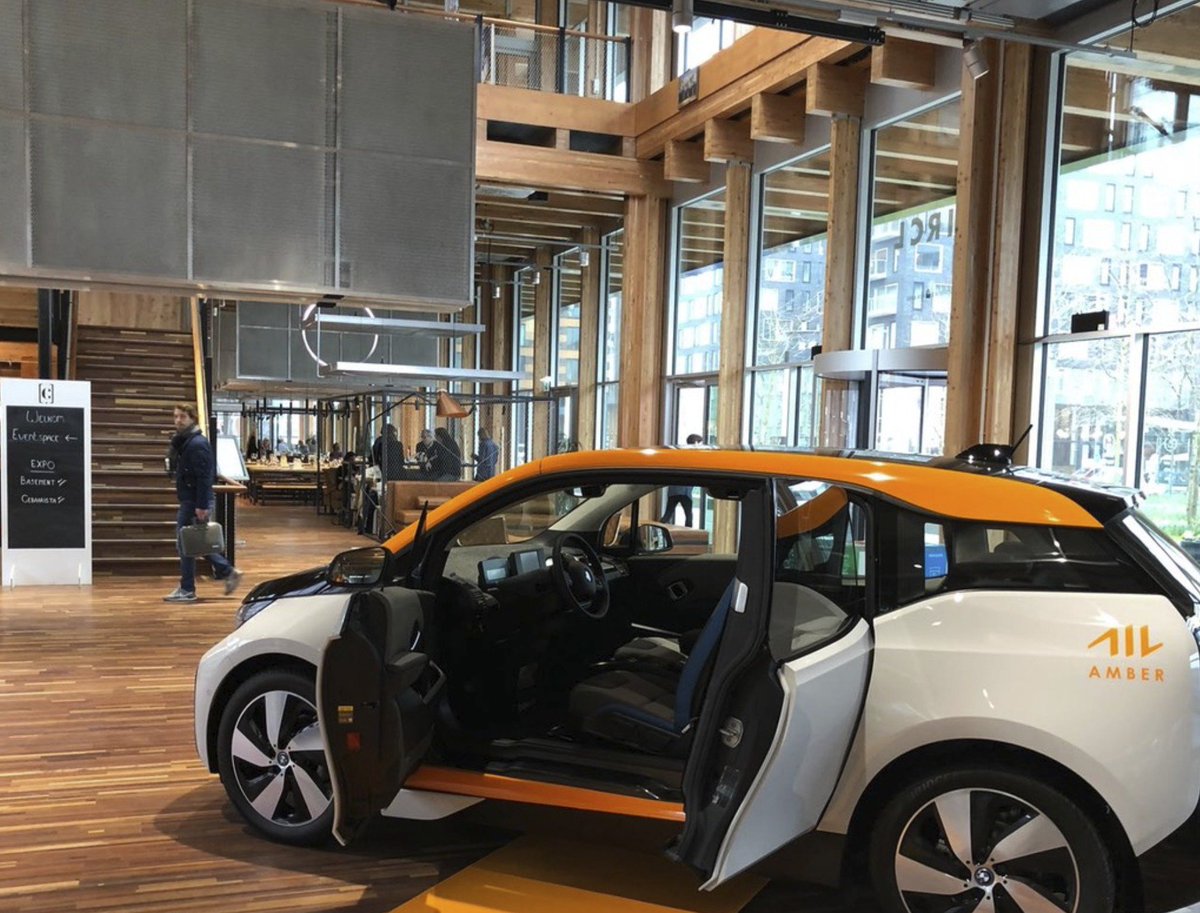 hightechcampus's tweet photo. Amber expands its car sharing service to Amsterdam Zuidas. ABN AMRO and EY will be offering their employees the @Drive_Amber electric cars service at their Amsterdam Zuidas locations: https://t.co/aNMPNustjE https://t.co/npJtAnrVVu