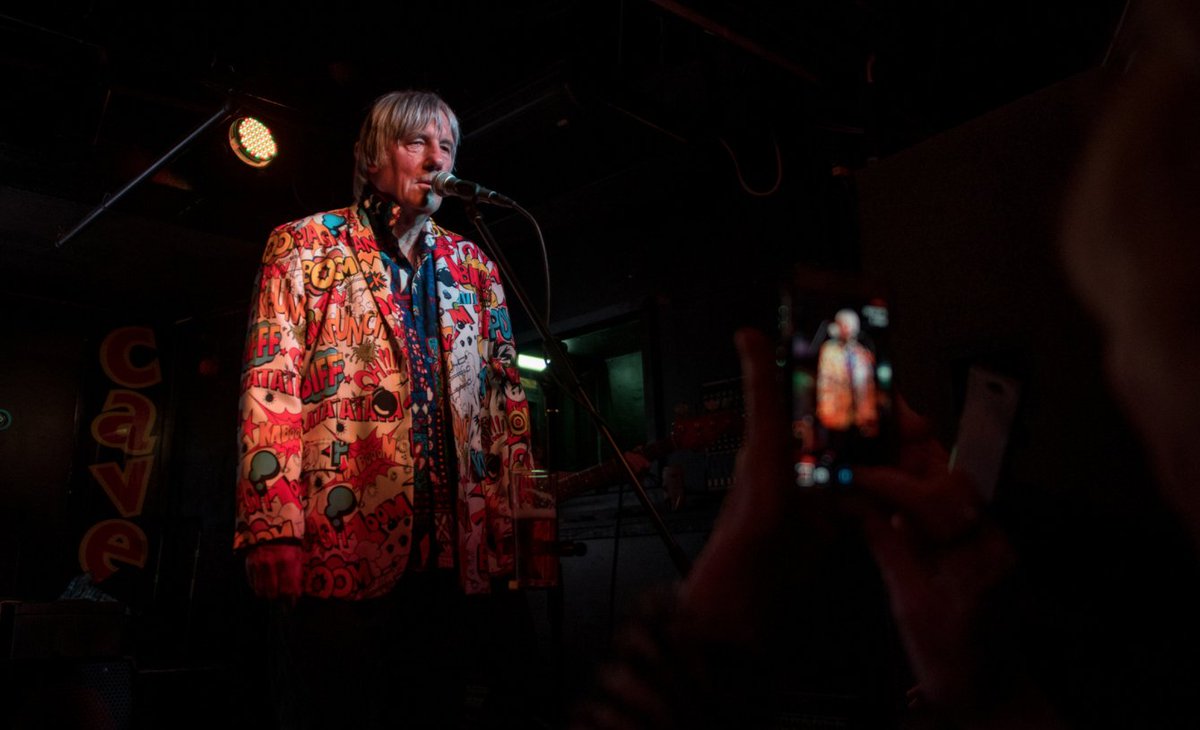 cavernliverpool's tweet image. #OTD in Cavern History - 1964 The Kinks made their debut at the Cavern! Here's original #Kinks drummer Mick Avory at the Cavern a couple months ago when he performed with @KastOffKinks - Photo @ericthefishking