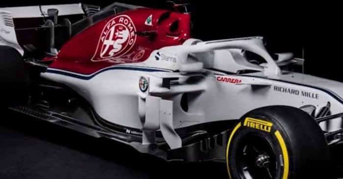 F1totheMaX's tweet photo. Sauber unveil the Alfa Romeo-branded C37 https://t.co/Z3fZNU9eUr #Ericsson_Marcus #F1 #SauberF1Team #Scuderiaferrari https://t.co/ZcOrwBKBeq