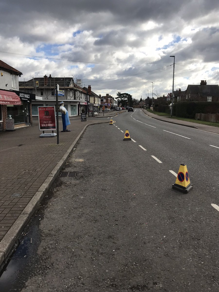 RSPCAWoodside's tweet photo. @LeicsCountyHall why are you ruining Birstall’s shops? Closing parking access but then sending the workers for training. Really??? https://t.co/dZJ19K6LDL
