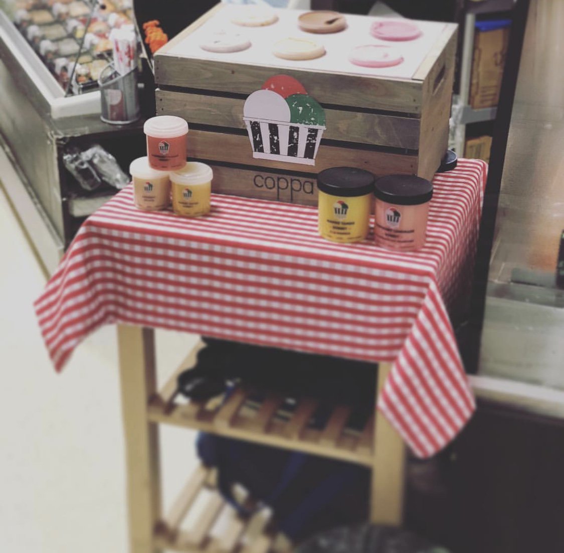 MohawkFood's tweet image. WE INVITE YOU: come check our delicious samples of the unique Coppa Di Gelato ice cream today at 12pm❣️🍨🍦