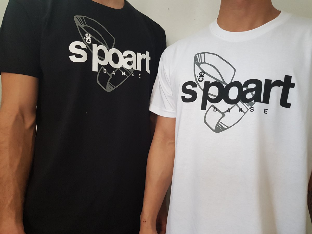 <a href="/CieSPoart/">Cie S'Poart</a> T-Shirts S'Poart 12€ l'unité en blanc ou noir, taille S à XL !
Infos : contact@spoart.fr 
#hiphop #dance #blackorwhite #TShirt #larochesuryon #ABDY