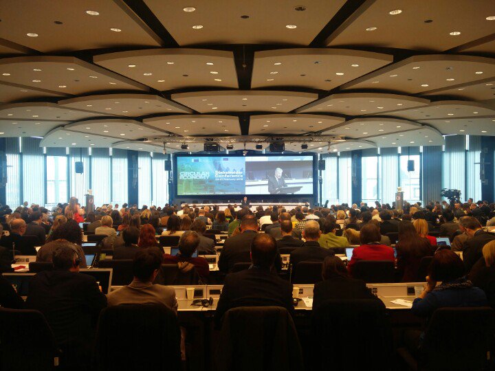 ThePreciousOrg's tweet photo. Full house at the #CEstakeholderEU with @KarmenuVella to share thoughts on moving on and "Beyond the #CircularEconomy #ActionPlan" 

@circulareconomy @j_papadopoulos #BioEconomy #voluntarycommitments #plastics #nutrients #LCA #waste #resources #materialhealth #construction https://t.co/g91Obzu1a7