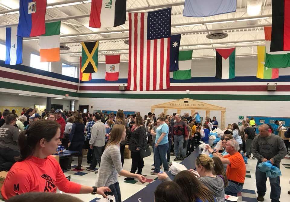 BerkCoSchoolsWV's tweet photo. Special thank you to BCS teachers, staff and community members that came together to donate and pack extra food on February 19 for BCS students. #BerkCoSchoolsWV https://t.co/H14ArZi0Jj