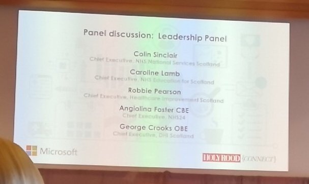 feltham1983's tweet image. Just listening to the last session of the day and very inspirational &quot;building trust and having good leadership&quot; brings change but we also need a single identifier online #DigiHealthScotland #tech4future