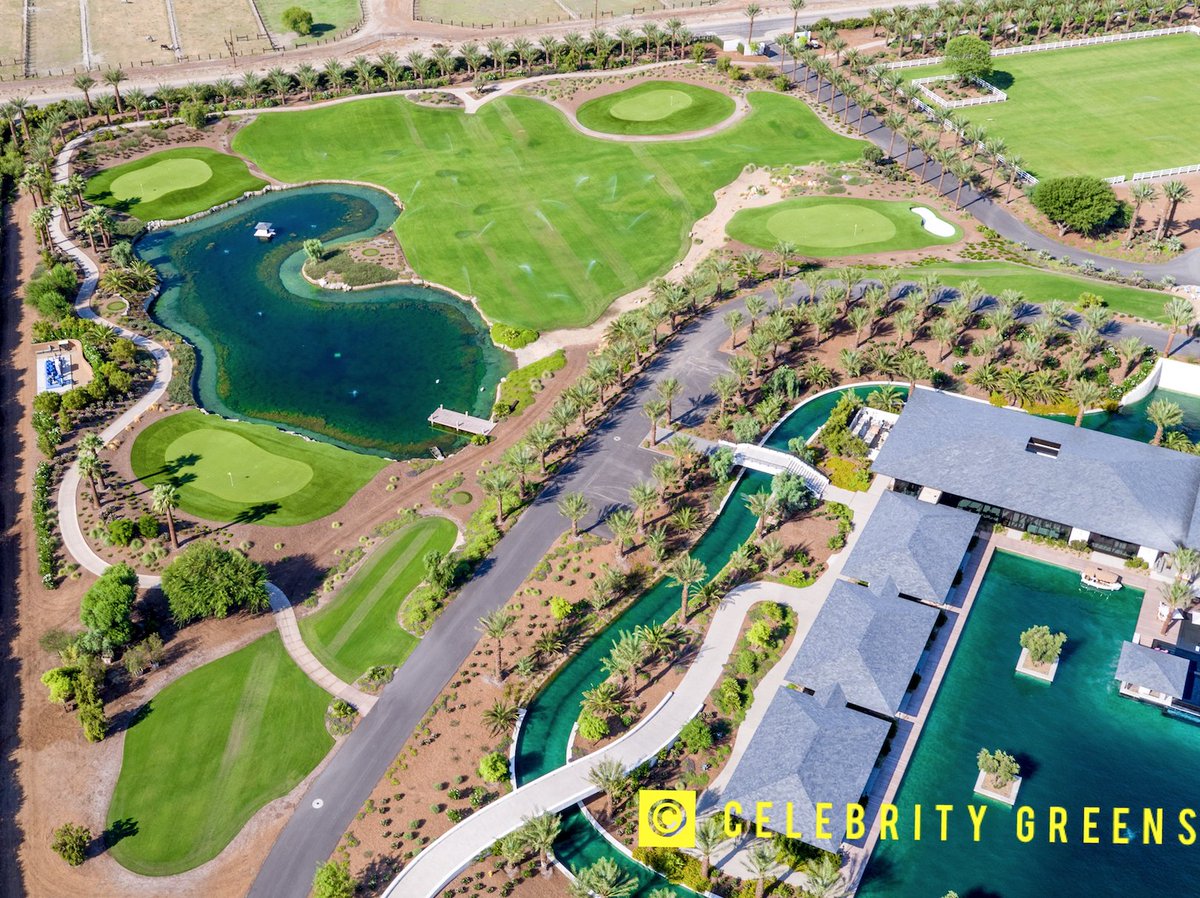 CelebrityGreens's tweet photo. Visited our 45,000 SF Installation this week - now fully landscaped!  4 spectacular greens on 6 acres and a 200 yard shot. #RedefiningPrivateGolf https://t.co/vFBBEwpcca