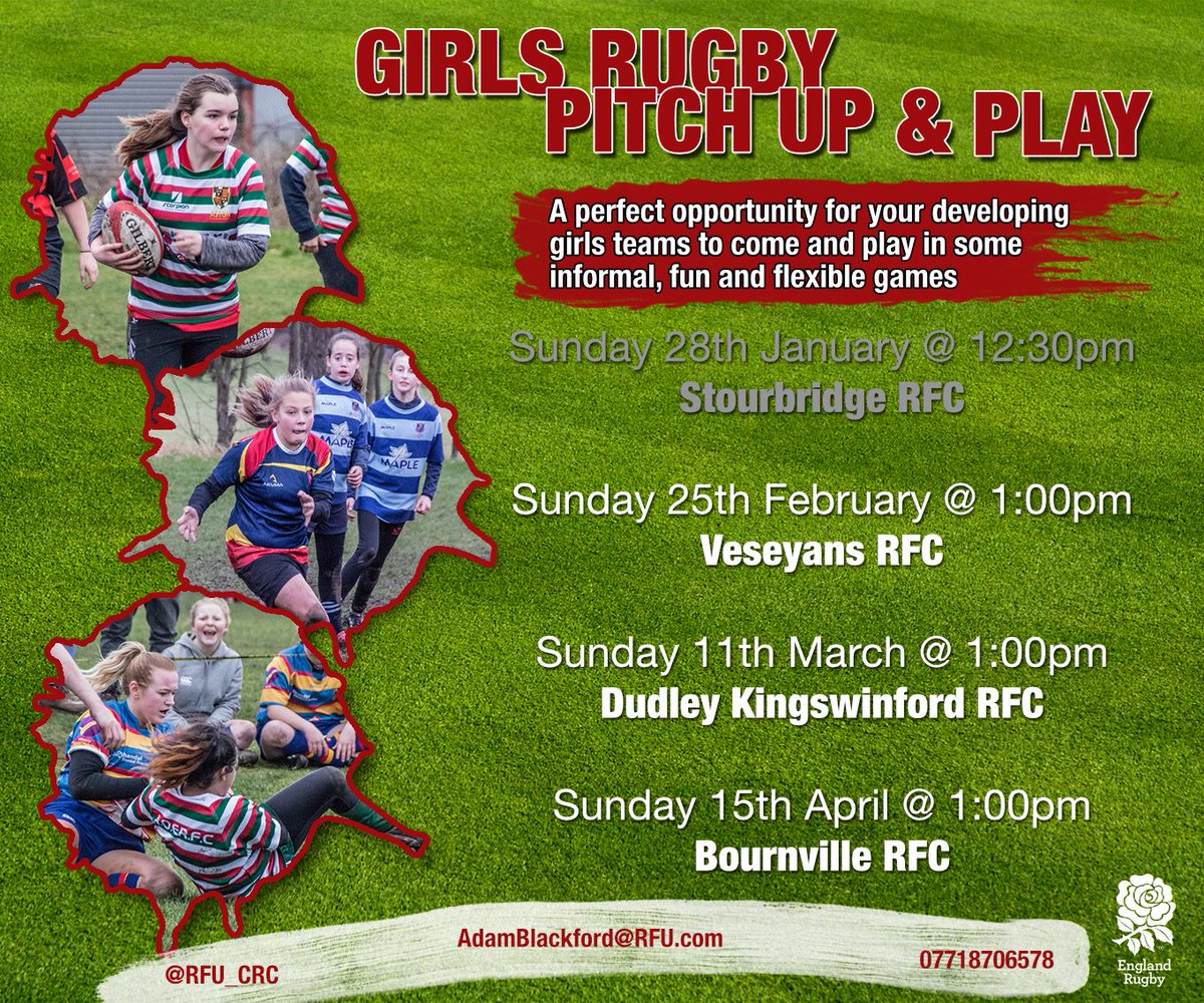 RFUMidsClubSup's tweet photo. PuP No2 is this Sunday at @VeseyansRugby , we currently have 4 clubs involved. Still space if anyone else wishes to get some game time

Start to let us know also if you'd like to attend PuP No3 at @DKRugbyClub as we are now taking registrations https://t.co/eHtyOUIrxE