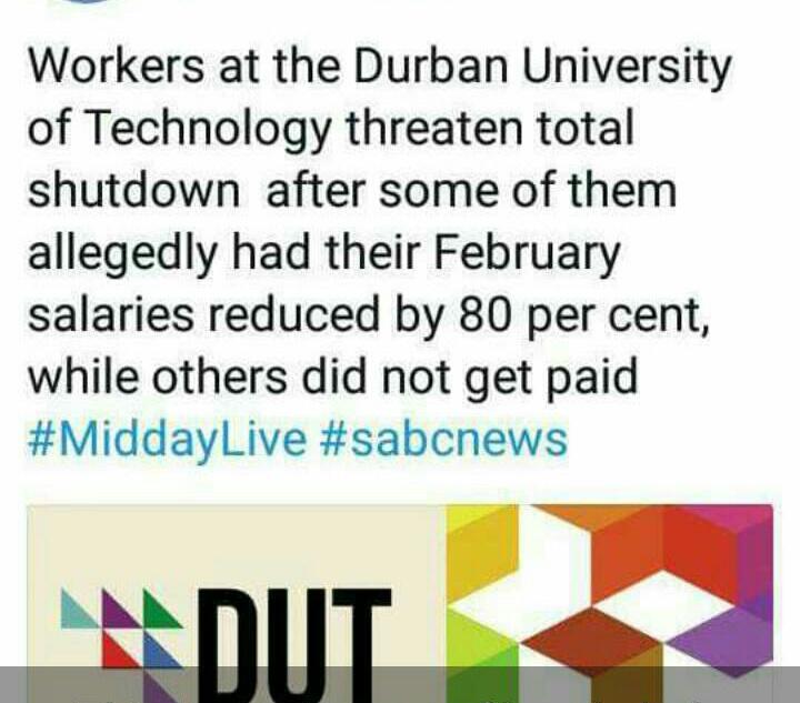 MrKeepDurbaning's tweet photo. So Even Those Who Sold Out The Struggle And Where Working All Along, VC Dealt With Them... Look At GOD.
#DUTStrike #PrayForDUT #DUTVCMustGo https://t.co/bIBegDGGEA