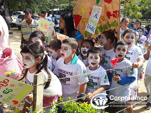 corprodinco1's tweet photo. Los niños y niñas de la Modalidad Generaciones con Bienestar, Presente Contra el Trabajo Infantil #ColombiaPresente  #Icbf #Corprodinco https://t.co/aRKSD8DqJB