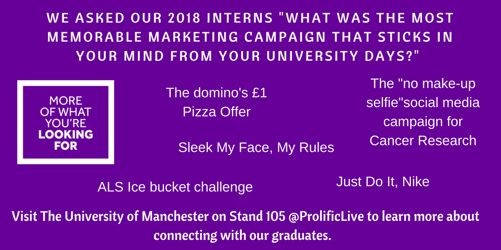 MGTManchester's tweet photo. We're at @ProlificLive talking to heads of creative industries about finding bright, enthusiastic graduates to join their teams.  To find out for yourself what drives our 2018 graduates find us at Stand 105 #PNLive #SMEs #graduate #graduation2018 https://t.co/GCYgelmK2L