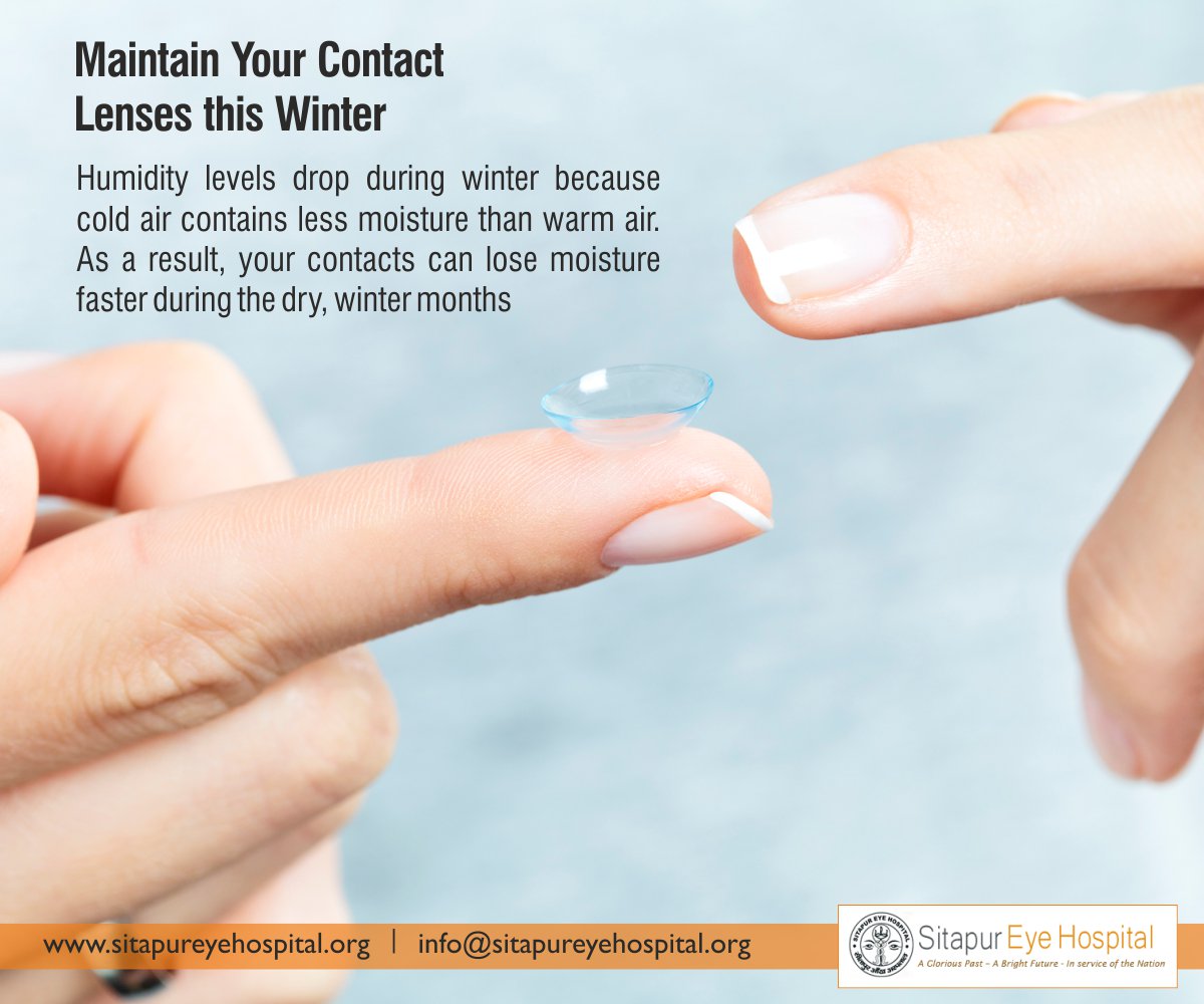 SEHiforeye's tweet photo. #Essential: How to protect your lenses in winter
#ContactLenses #Sitapur #SitapurEyeHospital #IForEye #Health #Eyes https://t.co/LUycfvuygG
