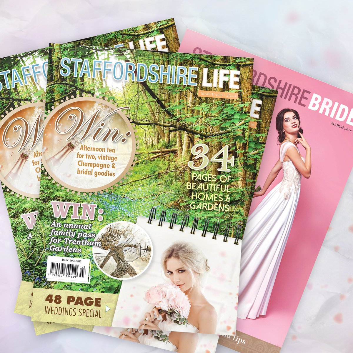 You'll find pages and pages of wedding inspiration in the latest <a href="/StaffsBride/">Staffordshire Bride</a> section of March <a href="/staffslife/">Staffordshire Life</a> magazine - including some fantastic competitions!