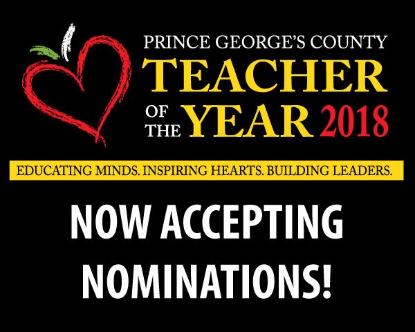 Starting today, we're accepting nominations from students, parents, colleagues, and members of the community for the PGCPS Teacher of the Year! Now through March 13, nominate an exemplary teacher through our NEW online process! Visit bit.ly/2ER8uGa for details.#PGCPSTOTY