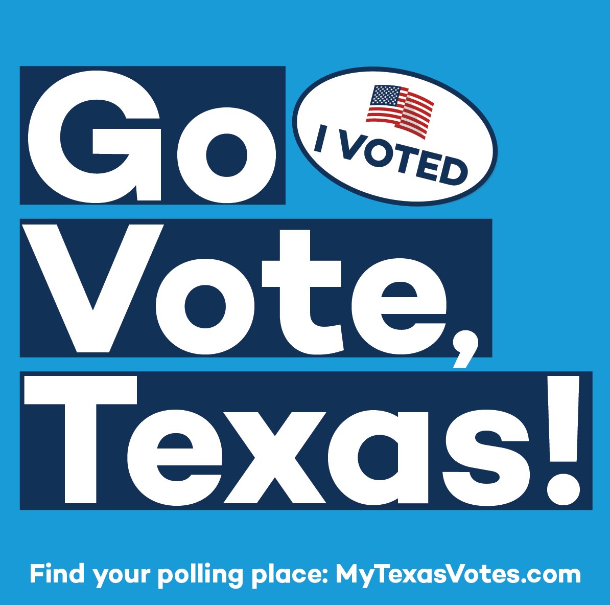 texasdemocrats's tweet photo. 📢 Spread the word y'all. Early voting starts today. 

🗳 GO VOTE TODAY &amp; MAKE SURE YOUR VOICE IS HEARD! 

Find your polling location here: https://t.co/kcE0q1pxWF https://t.co/xRdOD00RD6