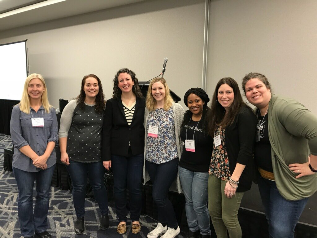 MrsShull_CCE's tweet photo. OPE meets @JSerravallo! What a great weekend of learning with awesome #teacherfriends at #nccbus @rrcna_org @myccs @OrchardParkCCS https://t.co/TseT1NEXYB