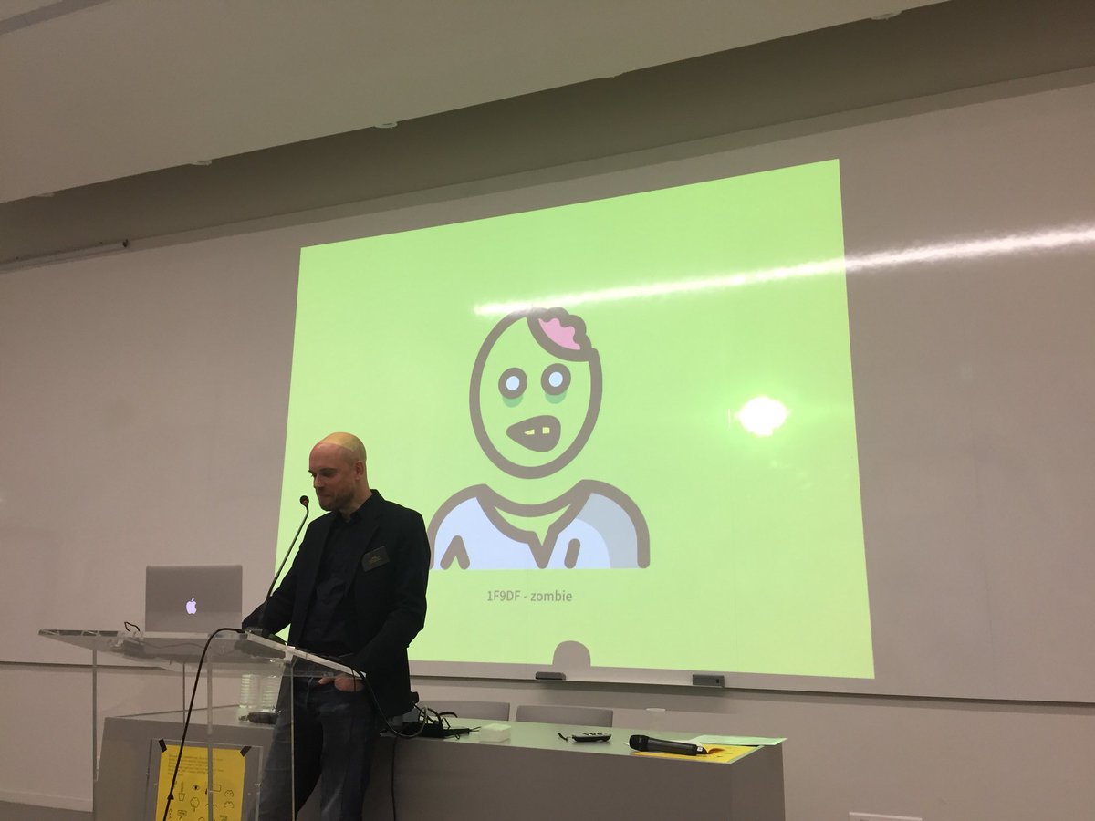 ANRT_type's tweet photo. Daniel Utz presents an Emoji font designed by his students at the Hochschule für Gestaltung Schwäbisch Gmünd (Deutschland)
1000 glyphs, Made with @fontself 
#3eType https://t.co/xkTSIcDybU