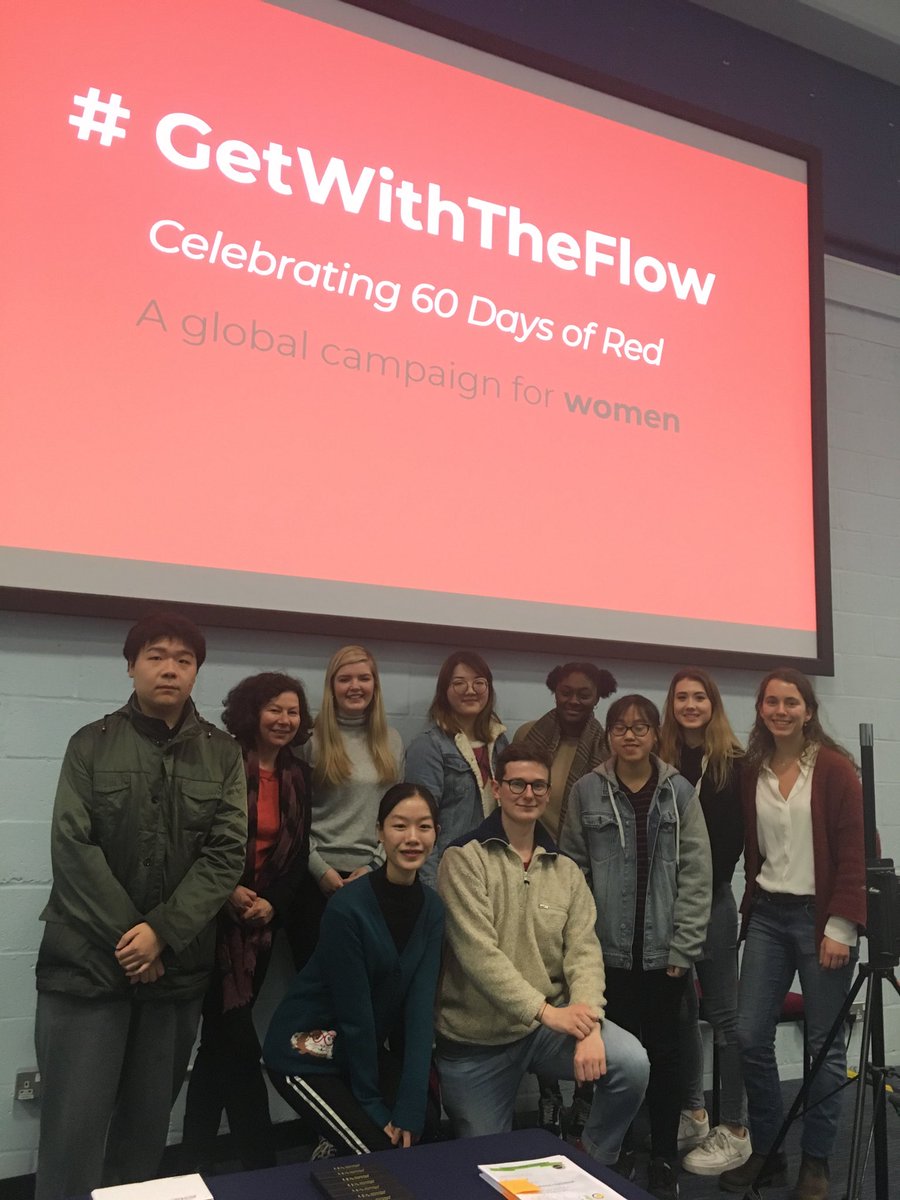 erikalwatson's tweet photo. In many countries girls miss 145 days education due to periods #getwiththeflow #unglobalcampaignchallenge #uea #teammentor https://t.co/VchI3TMGdz