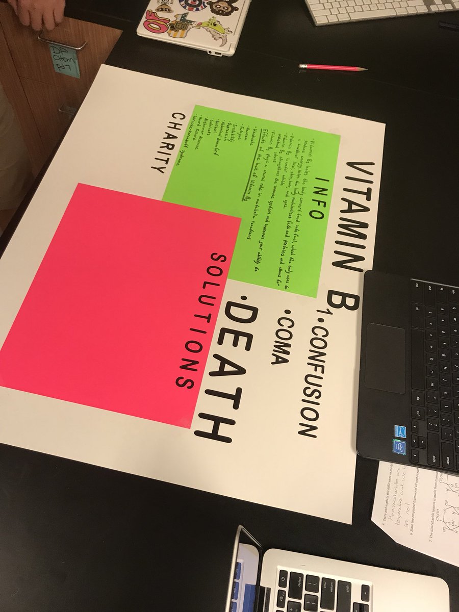 MWS_science's tweet photo. Nutrient deficiency poster building. #DPChemistry #IB #MWS_science
#meridianschool #biochemistry https://t.co/ueelpOPwza