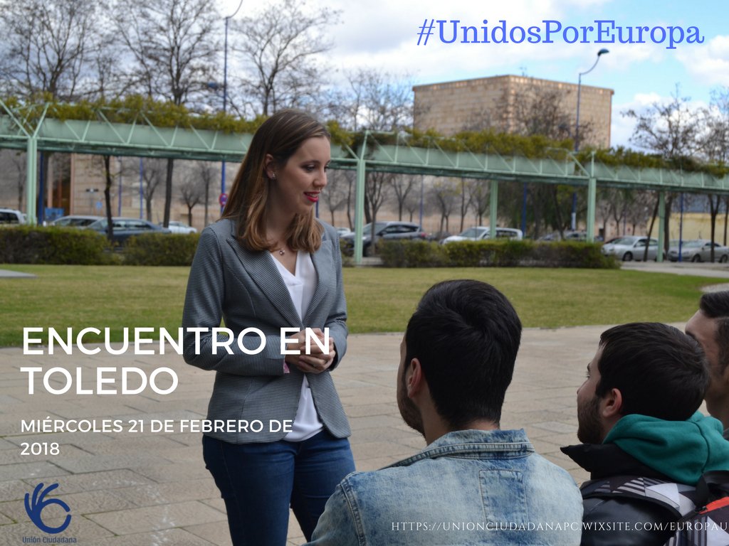 Y hoy estaremos por Toledo para cerrar la campaña ¡Os esperamos a todos! #UnidosPorEuropa