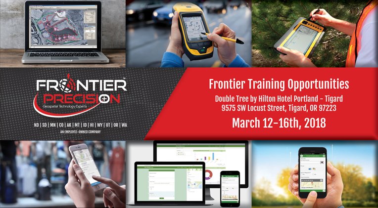 frontierprec's tweet photo. Need Trimble Certified MGIS Training? Or how about Esri Survey123 Training?
You are in luck! We have a full week of training scheduled for the week of March 12-16, in Portland, OR!
MGIS Training Sessions: https://t.co/49R7KfQXa5
Esri Survey123 Sessions: https://t.co/fyxj0XuJox https://t.co/cpT6Ioysau