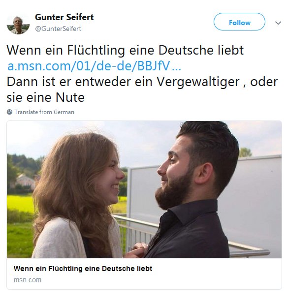 DarthNarcious's tweet photo. #DASNetzwerk
#BlockTheMob #ReportTheMob
Abartiger Kerl... https://t.co/btBu5iykh4