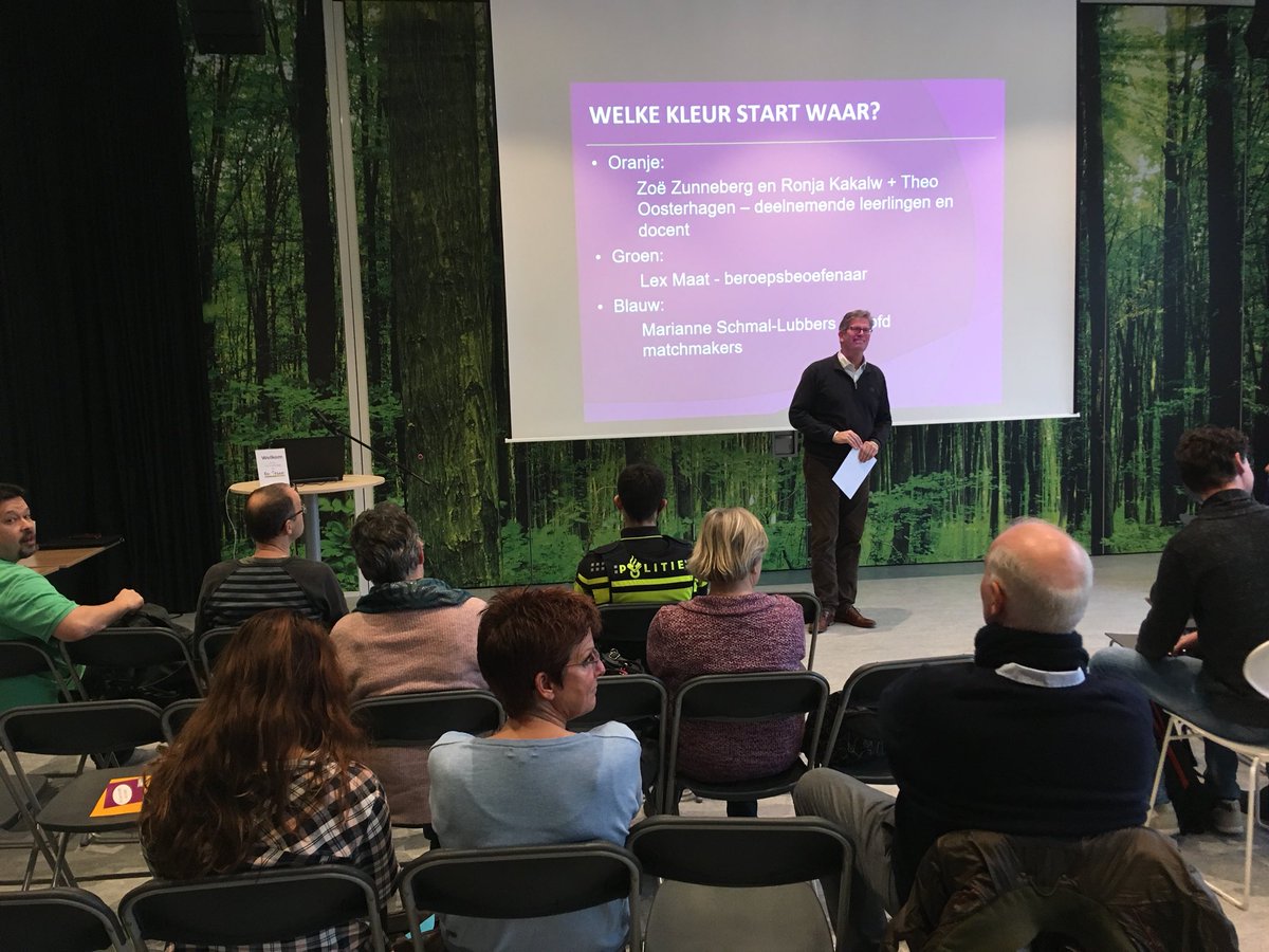 Startbijeenkomst Gooi On Stage 2018. Alles mag je worden, behalve ongelukkig! #gooionstage @VersaWelzijn