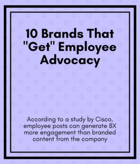 Below we’ve outlined ten companies that have succeeded in going from zero to success with #EmployeeAdvocacy. We have no doubt your company can do the same bit.ly/2ETmTl3
