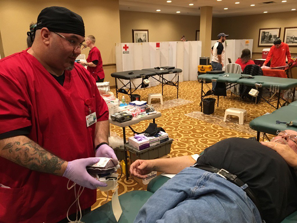 ToryRyden's tweet photo. Super donor Joe Wallace donates blood @RedCross blood drive in honor of Jacob Thompson @newscentermaine clarion til3p https://t.co/u5Brx1Tpsx