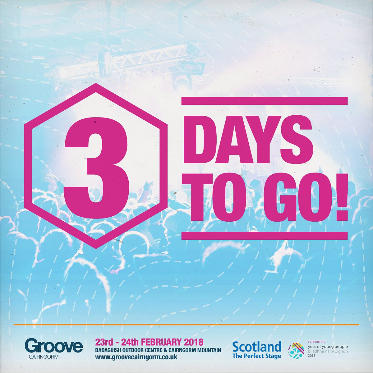 ❄️ 3 DAYS TO GO! ❄️

Groove CairnGorm is round the corner and we can't wait to welcome <a href="/example/">example</a> &amp; DJ Wire, <a href="/2ManyDJs/">2manydjs</a>, <a href="/OfficialHuey/">Huey</a>, <a href="/NormanJayMBE/">Norman Jay MBE</a> &amp; many more to our apres-ski party! 

The snow is looking good up @CairngormMtn ⛷️🏂

Tickets: bit.ly/2AFzMZU