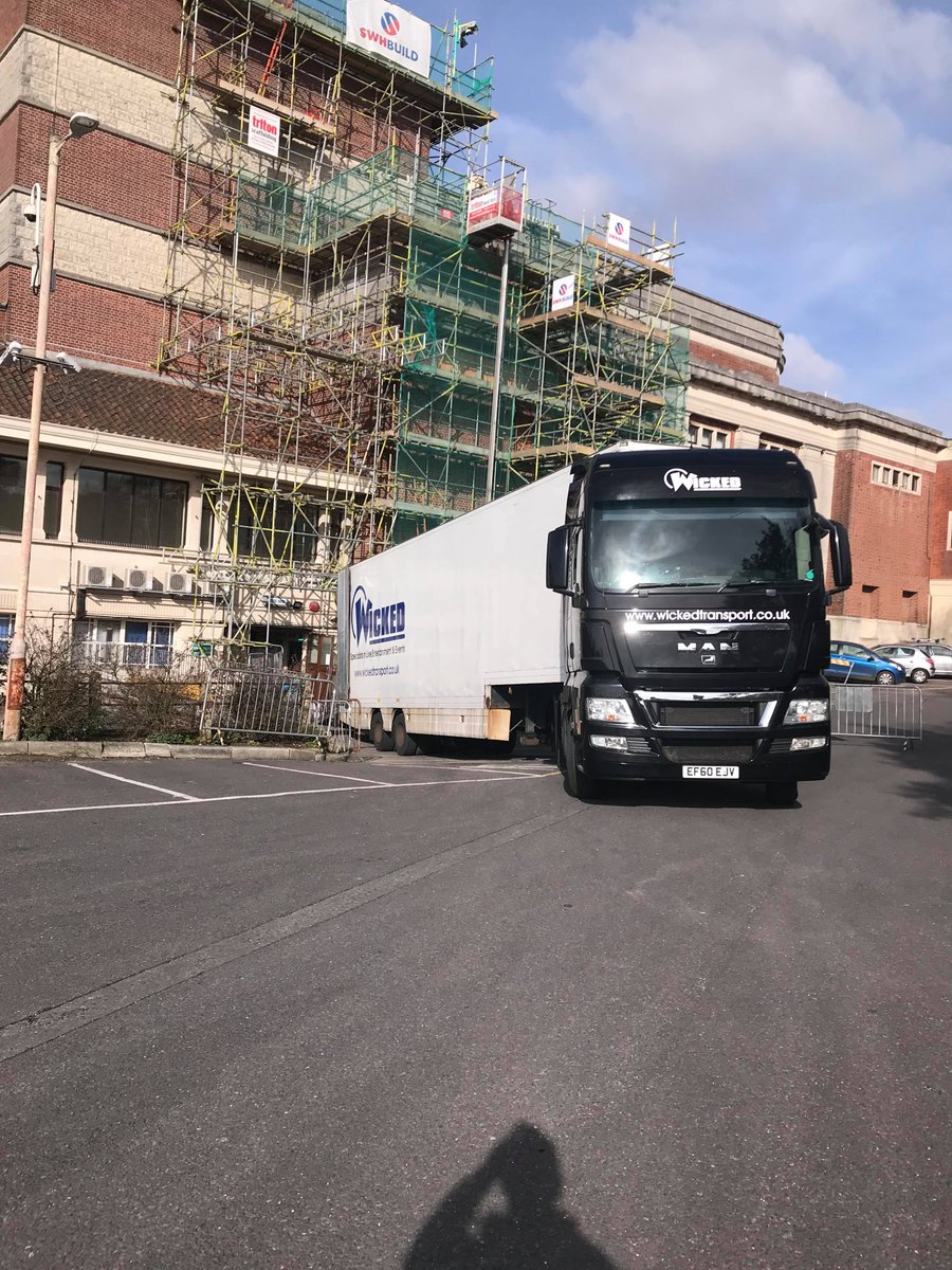 thewickedteam's tweet photo. 'Wind's in the East...' Dave's in the West (ish) delivering @ShermanSpoonful to @bhlivetickets today. 
'A Spoonful of Sugar' will help the load-in be 'Supercalifragilisticexpialidocious'
Excuse the cheese but we couldn't resist sneaking some of the set list into our post! https://t.co/fG1OjSuROb