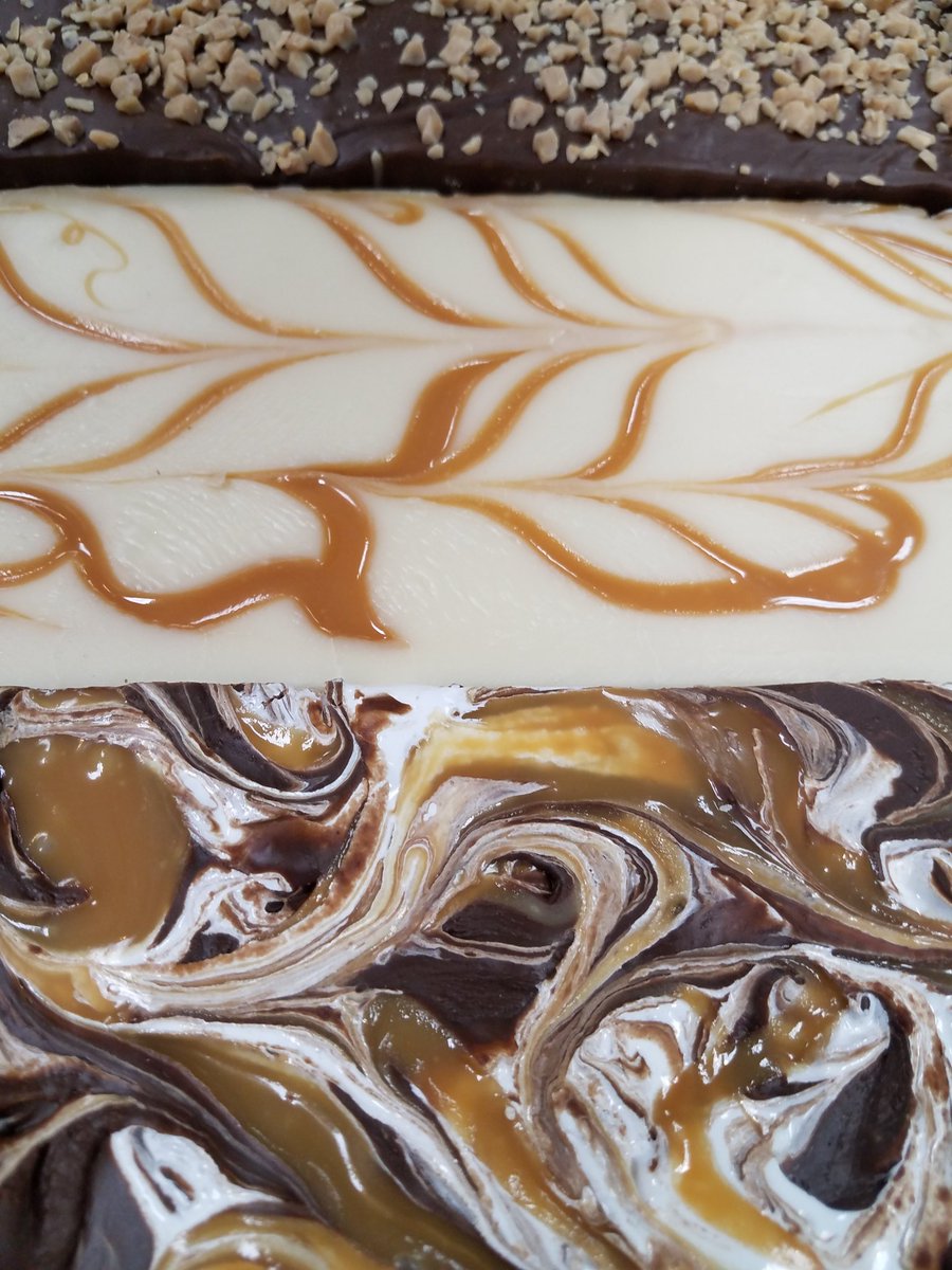 FS_Choc's tweet image. We have Caramellow, Chewy Praline and Signature fudge today😋